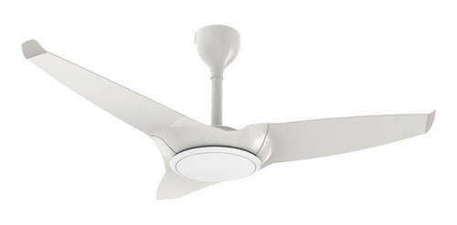 Ventilador de teto Ventisol Flow branco com 3 pás de plástico, 110cm de diâmetro 127V