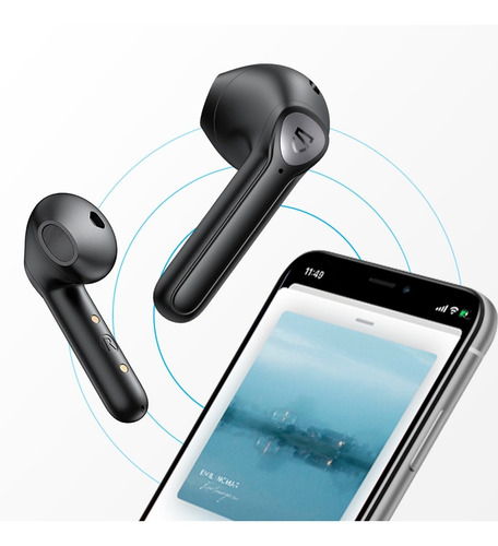 Imagen 6 de 10 de Auriculares Inalámbricos Soundpeats Trueair 2 Bluetooth 5.2