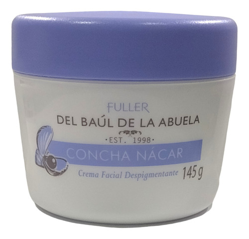 Crema Facial Concha Nácar Baúl De La Abuela 145gr Fuller Momento De Aplicación Día/noche Tipo De Piel Todo Tipo De Piel