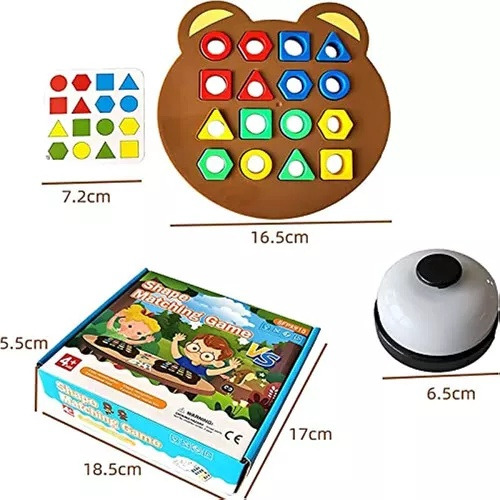 Juego De Puzzle De Formas De Colores