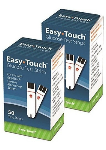 Tiras De Prueba De Glucosa Easy-touch 50 Unidades (paquete D
