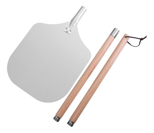Mango De Madera De Cáscara De Pizza De 12 97.2 Cm Con Caja