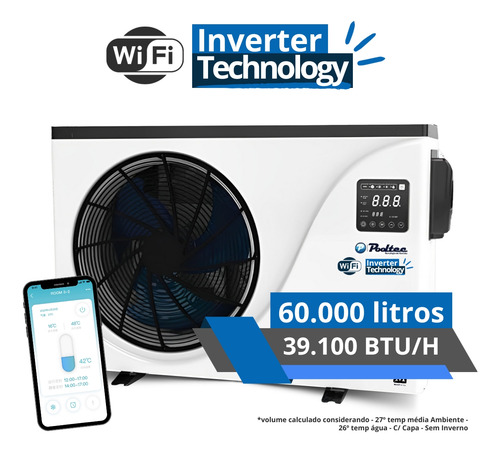 Trocador De Calor Com Wifi 38.080 Btu/h Mia