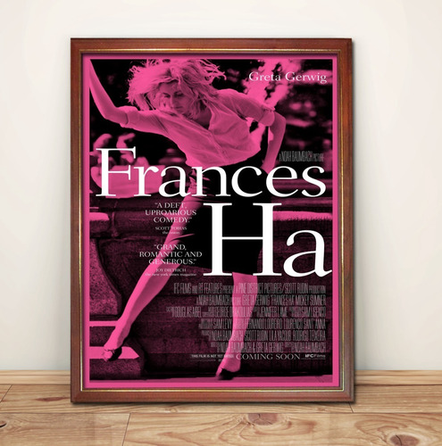 Frances Ha - Poster Enmarcado Noah Baumbach Greta Gerwig