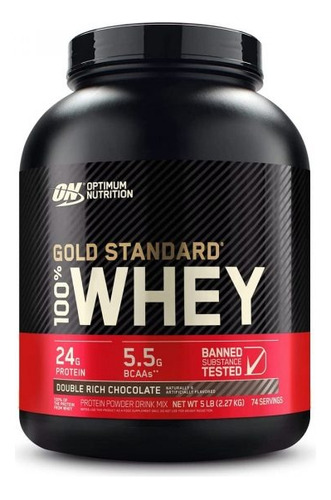 Whey Protein Optimum Nutrition 5 Lb Double Rich Chocolate 