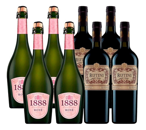 Sidra 1888 Rose + Vino Rutini Cabernet Malbec 750ml