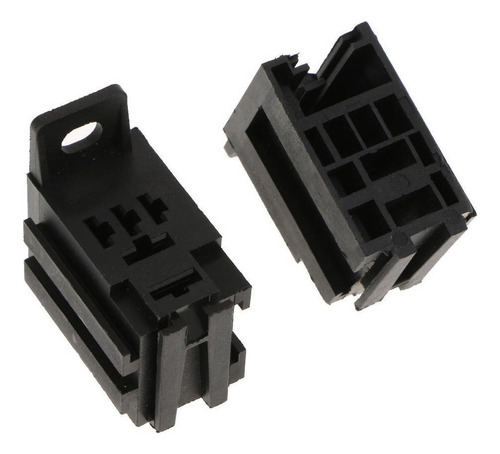 5x Conector De Soquete De Relé Automotivo 4 Pinos Com Fio Co
