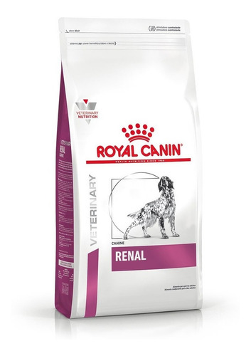 Imagen 1 de 2 de Alimento Royal Canin Veterinary Diet Canine Renal para perro adulto todos los tamaños sabor mix en bolsa de 1.5kg
