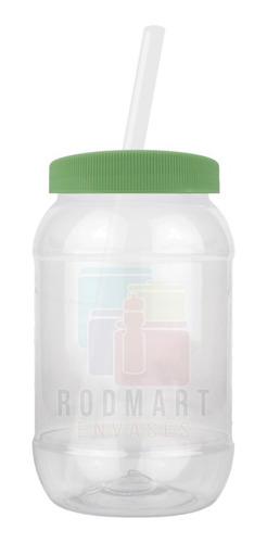 Imagen 3 de 10 de Mason Jar,bules,dulcero 500ml Tapa Popote 40 Piezas Lisas