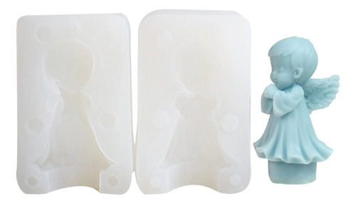 Molde De Vela De Ángel Molde De Silicona Para Postre Molde D