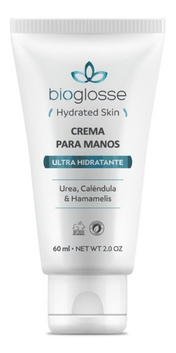 Imagen 1 de 4 de Crema Bioglosse Para Manos Ultra Hidratante  60ml