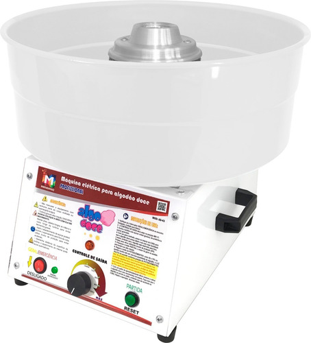 Imagem 1 de 10 de Maquina Algodao Doce - Profissional + Kit P/ Ensacar Gratis