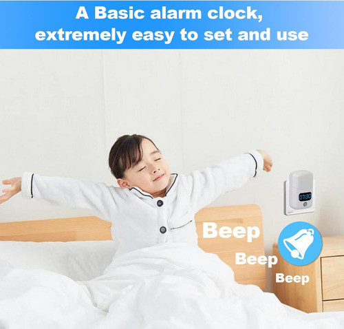 Reloj De Baño, Luz Nocturna Con Sensor De Movimiento Led