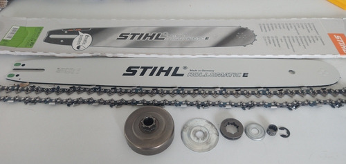Imagen 2 de 4 de Espada 20 Y Cadena Originales Stihl,con Campana Completa Ge