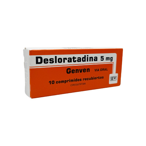 Desloratadina (genven) 5mg X 10 Comprimidos