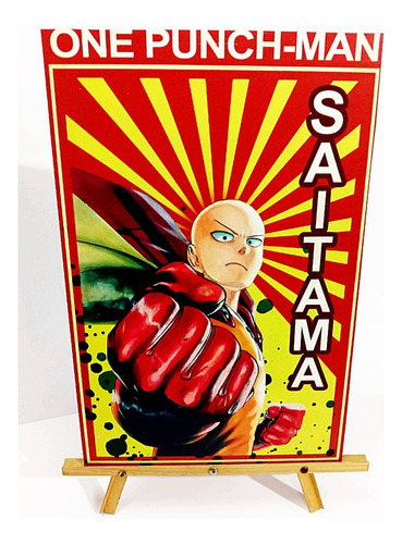 Afiche One Punch-man Saitama (one - Webcómic) 28x40cm