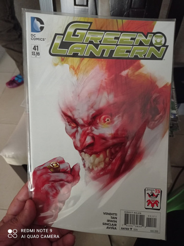 Cómic Dc En Inglés Green Lantern The New 52 No.41 Variante