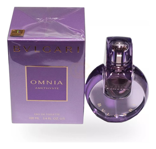 Perfume Omnia Amethyste Bvlgari Edt para mujer, 100 ml, volumen unitario 100 ml