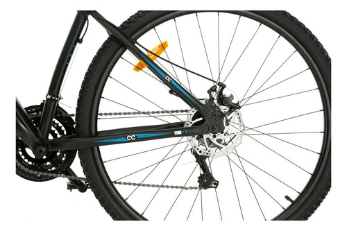 Imagen 3 de 3 de Mountain bike Fierce FM18F29AM210 2019 18 frenos de disco mecánico color negro/celeste
