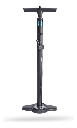 Inflador pie bicicletas pro touring con manómetro 2 valvula color negro