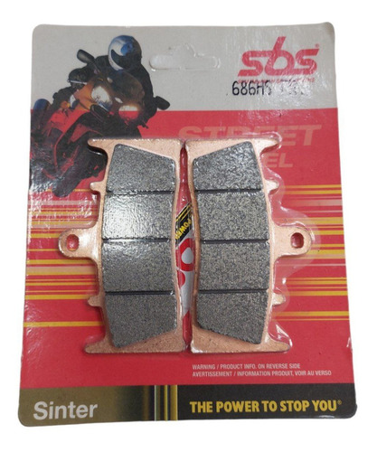 Pastilla Freno Sbs 686 Fa188 Suzuki Gsx Gsf Cbr 900 02  Moto