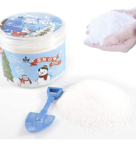 Instant Snow Fake Snow Powder Para   Slime, 14 Onzas Ag...