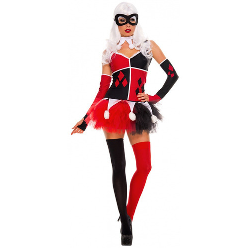 Disfraz De Harley Quinn Para Mujer Talla: M/l Halloween