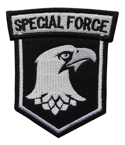 Parche Bordado Aguila Special Forces Escudo Fuerza Especial