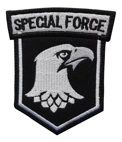Las fuerzas especiales se meten con el mejor parche de cráneo, parches  militares, Negro & blanco