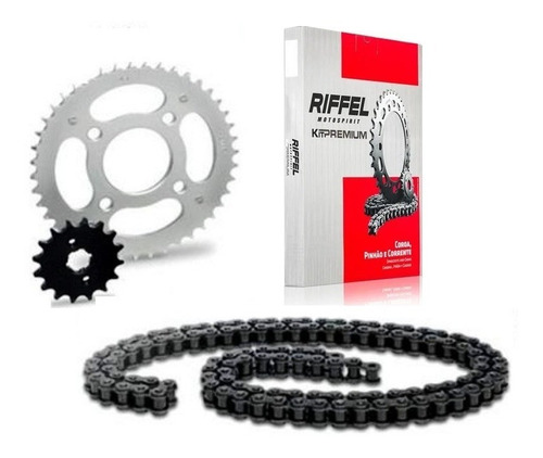 Kit Transmision Comp Riffel Yamaha Crypton 105 Centro Motos