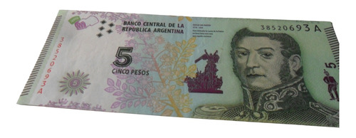 Billete Argentina 5 Pesos (sin Circular)