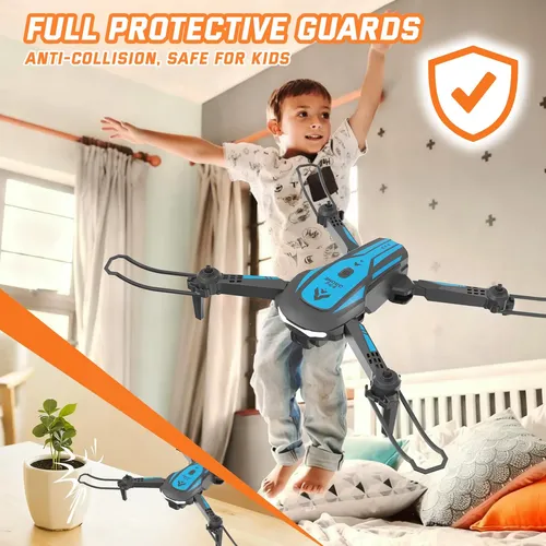 Dron Con Cámara 1080P Plegable Para Niños Y Adultos – FPV 30 Min De Vuelo, Retención De Altitud Y Control Por Gestos – Regalo Perfecto Para Navidad Y Cumpleaños