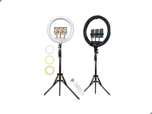 Aro De Luz Led Professional Con Control 44 Cm Touch Mixto Mixta