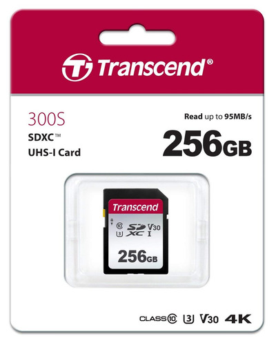 Transcend Ts256gsdc300s 256 Gb Sd Memory Card Uhs I U3
