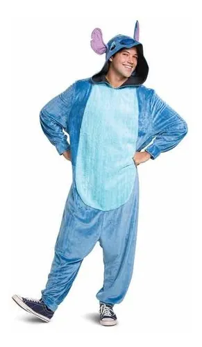 Stitch Pijama Adulto Enterizo Disfraz Medium large Disney