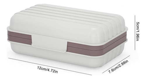 Caja De Jabón Perfumada Portátil Con Tapa, De Viaje Para El