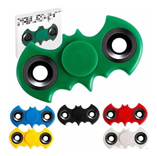 7 Spinner Estilo Batman Antiestres Hand Fidget Varios Colors