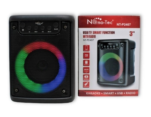 Radio Nano Tec Nt-p 2407 Usb- Tarjeta Sd