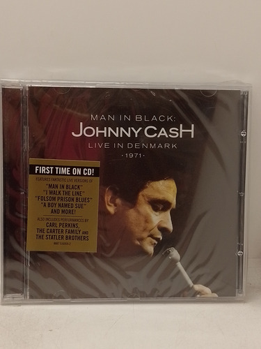 Johnny Cash Man In Black Live In Denmark 1971 Cd Nuevo 
