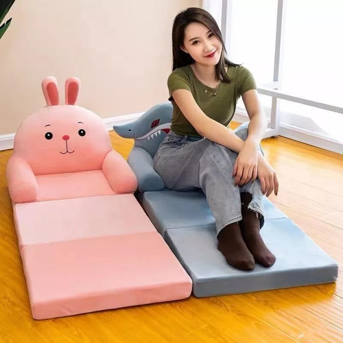 Sillon Sofá Puff Niño Infantil Silla Cómodo Asiento Apilable