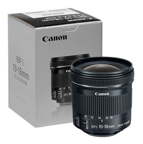 Imagem 1 de 4 de Lente Canon Ef-s 10-18mm F/4.5-5.6 Is Stm