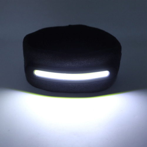 Diadema Led Con Luz En La Frente, Recargable, Para El Sudor
