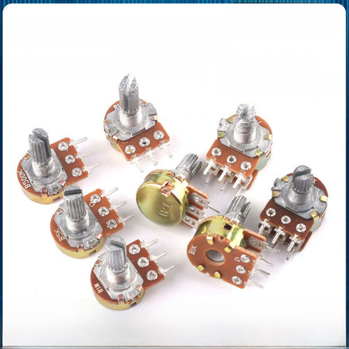 B250k Duplex 6 Pies/15 Mm - Potenciómetro Wh148 B10k 15 Mm
