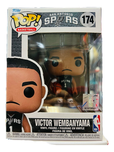 Funko Pop Nba Víctor Wembanyama San Antonio Spurs No. 174