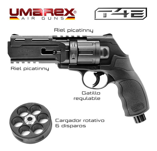 Imagen 6 de 10 de Pistola Revolver Umarex Hdr Hdp .50 Co2