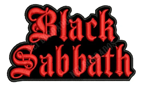 Patch Ricamata Black Sabbath - Heavy Metal - Ferro/stiratura - Nuova