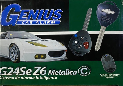 Alarma Genius Original Modelo Metalica. 5 Modelos .  