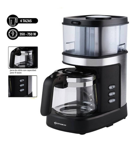 Cafetera Con Moledor De Café Icmg4070 750w