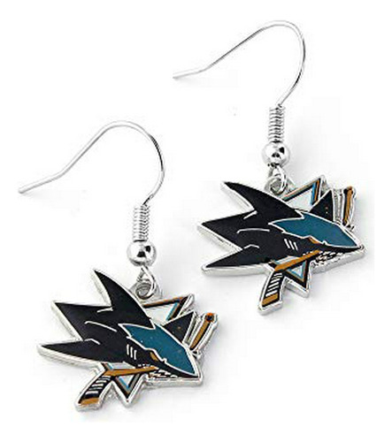 Pendientes Colgantes Nhl San Jose Sharks.