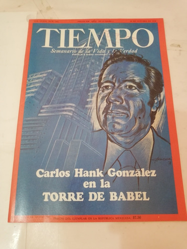 Tiempo En Número 1902 Octubre Carlos Hank González En La